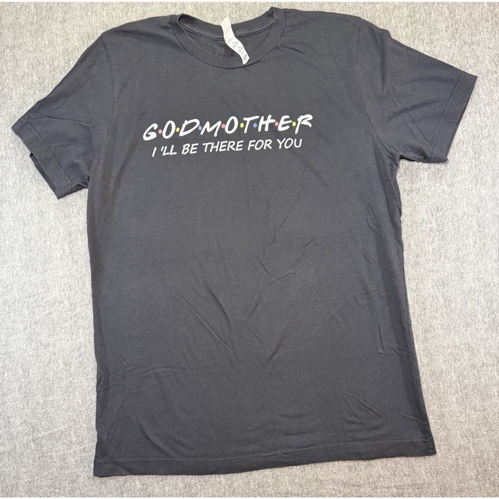 Canvas Friends Inspired (Godmother I’ll Be There For You) T-Shirt-Medium/Black